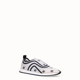 WOMEN'S FENDI White mesh sneakers