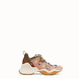 WOMEN'S FENDI SNEAKERS Low-tops in pink suede
