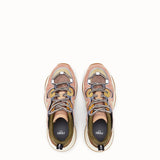 WOMEN'S FENDI SNEAKERS Low-tops in pink suede