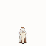 WOMEN'S FENDI PU and white leather pumps