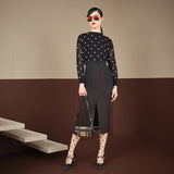 WOMEN'S FENDI PUMPS Mary Jane in glossy black neoprene