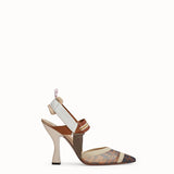 WOMEN'S FENDI SLINGBACKS Multicolor technical-mesh Colibrì
