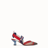 WOMEN'S FENDI SLINGBACKS Multicolor technical-mesh Colibrì