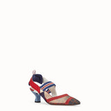 WOMEN'S FENDI SLINGBACKS Multicolor technical-mesh Colibrì