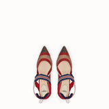 WOMEN'S FENDI SLINGBACKS Multicolor technical-mesh Colibrì