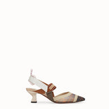 WOMEN'S FENDI SLINGBACKS Multicolor technical-mesh Colibrì