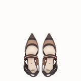 WOMEN'S FENDI SLINGBACKS Multicolor Colibrì in technical-mesh