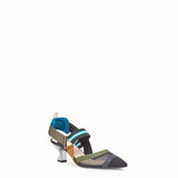 WOMEN'S FENDI SLINGBACKS Multicolor technical-mesh Colibrì