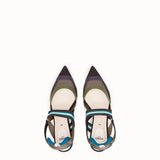 WOMEN'S FENDI SLINGBACKS Multicolor technical-mesh Colibrì