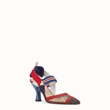 WOMEN'S FENDI SLINGBACKS Multicolor technical-mesh Colibrì