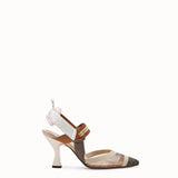 WOMEN'S FENDI SLINGBACKS Multicolor technical-mesh Colibrì