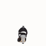 WOMEN'S FENDI SLINGBACKS Colibrì in black mesh