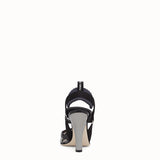 WOMEN'S FENDI Slingbacks in PU and black leather