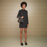 WOMEN'S FENDI Black nubuck slingbacks