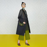 WOMEN'S FENDI Black nappa slingbacks