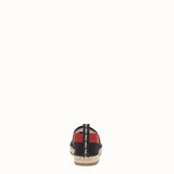 WOMEN'S FENDI ESPADRILLES Black canvas espadrilles