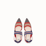 WOMEN'S FENDI SLINGBACKS Multicolor technical-mesh Colibrì