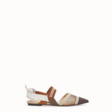 WOMEN'S FENDI SLINGBACKS Multicolor technical-mesh Colibrì