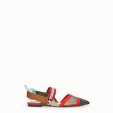WOMEN'S FENDI SLINGBACKS Multicolour technical-mesh sabots