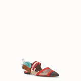 WOMEN'S FENDI SLINGBACKS Multicolour technical-mesh sabots
