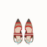 WOMEN'S FENDI SLINGBACKS Multicolour technical-mesh sabots