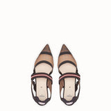 WOMEN'S FENDI SLINGBACKS Multicolor technical-mesh Colibrì