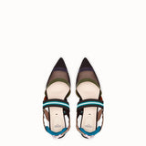 WOMEN'S FENDI SLINGBACKS Multicolor technical-mesh Colibrì