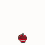 WOMEN'S FENDI SLINGBACKS Red mesh sabots
