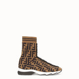 WOMEN'S FENDI Multicolor fabric sneakers