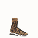 WOMEN'S FENDI Multicolor fabric sneakers