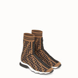 WOMEN'S FENDI Multicolor fabric sneakers