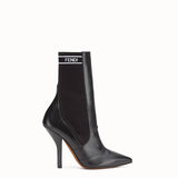 WOMEN'S FENDI Black leather boots