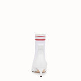WOMEN'S FENDI White leather boots