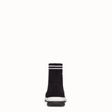 WOMEN'S FENDI Black fabric sneakers