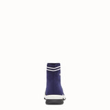 WOMEN'S FENDI Blue fabric sneakers
