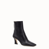 WOMEN'S FENDI ANKLE BOOTS Booties in black leather