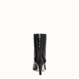 WOMEN'S FENDI ANKLE BOOTS Booties in black leather