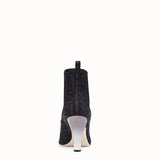 WOMEN'S FENDI ANKLE BOOTS Colibrì in black mesh
