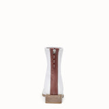 WOMEN'S FENDI Glossy white neoprene low ankle boots