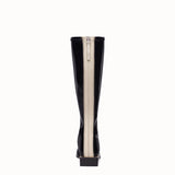 WOMEN'S FENDI Glossy black neoprene boots