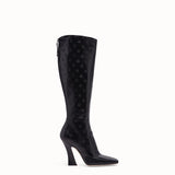 WOMEN'S FENDI Black leather boots