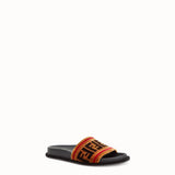 WOMEN'S FENDI Multicolor fabric slides
