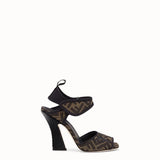 WOMEN'S FENDI Multicolor fabric sandals