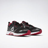 WOMEN'S REEBOK AHARY RUNNER WIDE D BLACK / RUGGED ROSE / WHITE