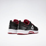 WOMEN'S REEBOK AHARY RUNNER WIDE D BLACK / RUGGED ROSE / WHITE