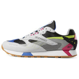 WOMEN'S REEBOK CLASSIC LEATHER ATI 90S SKULL GREY / BLK / PINK / LIME