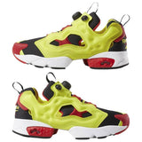 WOMEN'S REEBOK INSTAPUMP FURY OG BLACK / HYPERGREEN / RBK RED / WHITE