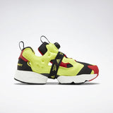 WOMEN'S REEBOK INSTAPUMP FURY BOOST SHOES BLACK / HYPERGREEN / RBK RED