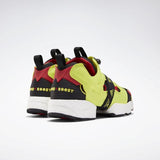 WOMEN'S REEBOK INSTAPUMP FURY BOOST SHOES BLACK / HYPERGREEN / RBK RED