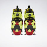 WOMEN'S REEBOK INSTAPUMP FURY BOOST SHOES BLACK / HYPERGREEN / RBK RED